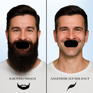 PREMIUM Mundpflaster Schwarz 76x38mm Universalgröße (30 Stk.)