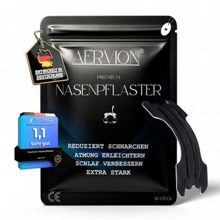 PREMIUM Nasenpflaster M (55x17mm) schwarz (30 Stk.)